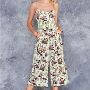 Blackmilk Monkey Magic Lounge Jumpsuit